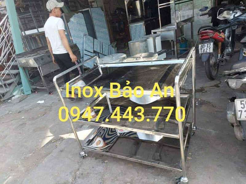 Xe đẩy inox